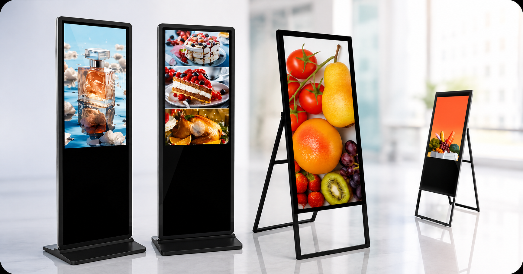 Benefits of Floor Standing Digital Signage for UAE Businesses