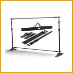 Adjustable backdrop stands
