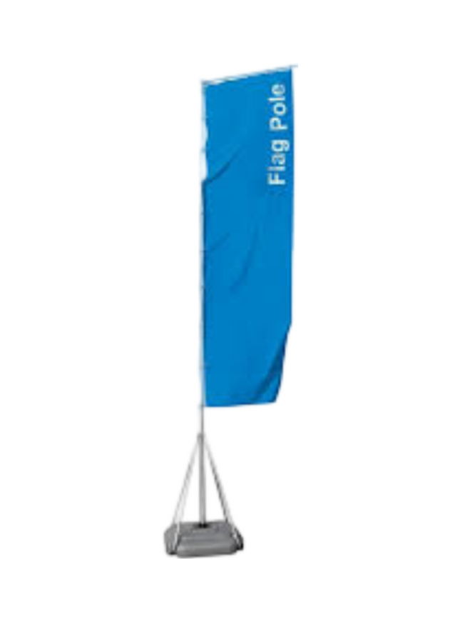 5 Mtr Flag Pole T 550 (Telescopic - with base) - Sign and Display UAE