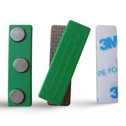 Badge Magnet - Green ( 45x13mm) - Sign and Display UAE