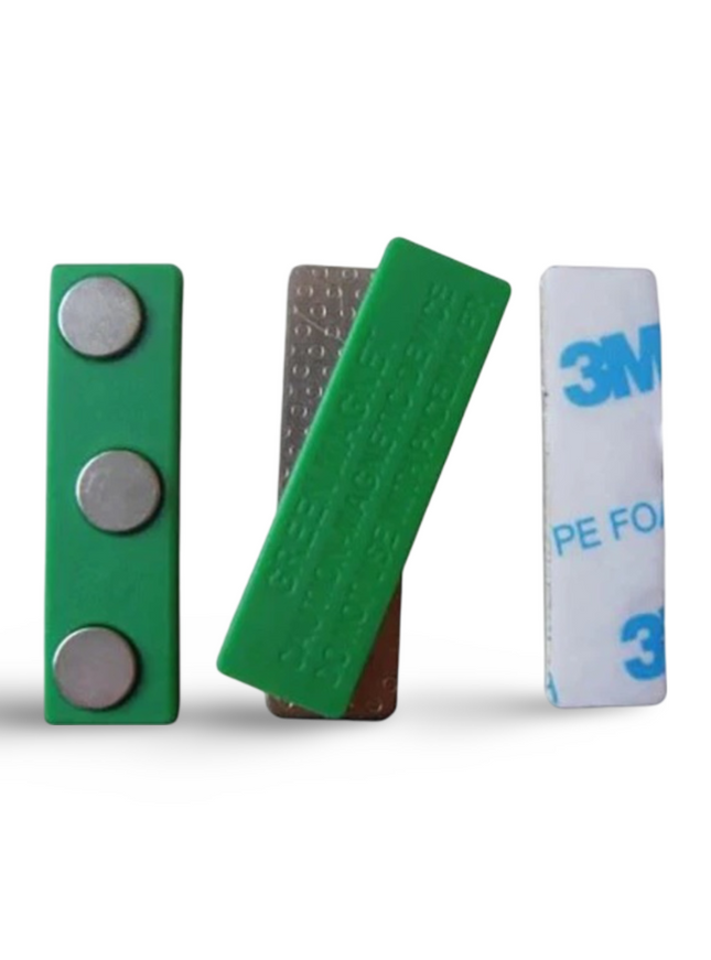 Badge Magnet - Green ( 45x13mm) - Sign and Display UAE