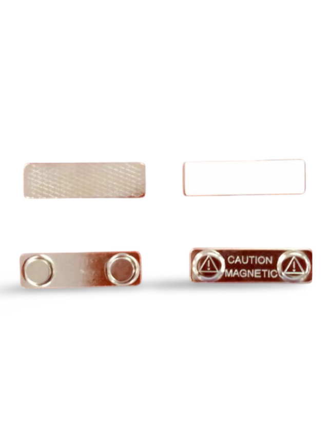 Badge Magnet - Metal (45mmx13mm) - Sign and Display UAE