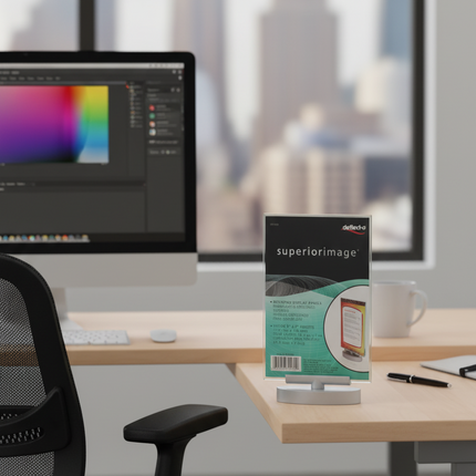 Rotating T type Leaflet Holder A5(Portrait) w base (MLDN) 691201