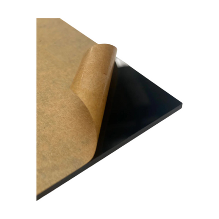 Black Acrylic Sheet Matt- 8mm - 4 ft x 8 ft - Sign and Display UAE