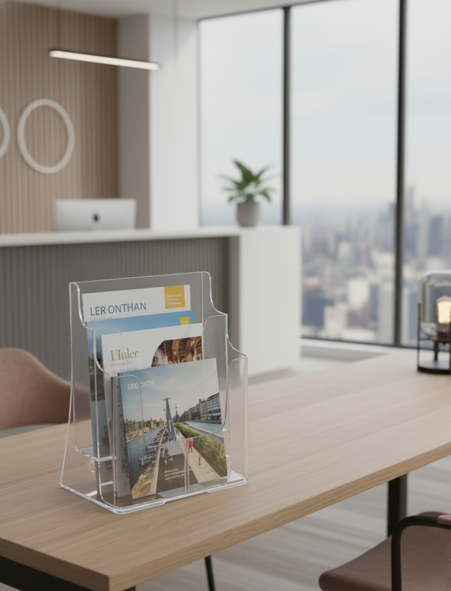 Table/Wall mount Brochure Holder A5 3 Tier (MLD) 77931