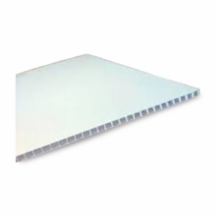 Corrugated Sheet 5mm (Size 1220 x 2440 mm) WHITE - Sign and Display UAE