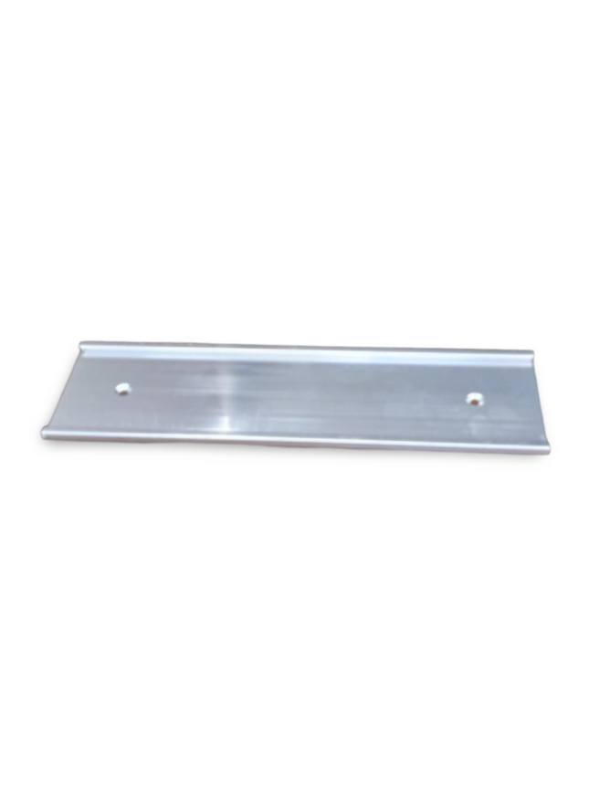 Door name holder Chrome - Size 2" x 10" (5cms x 25cms), Graphic Size : 4.8*25 cm - Sign and Display UAE