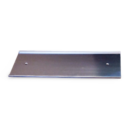 Door name holder Chrome - Frame Size 4" x 12" (10cms x 30cms), Graphic Size : 9.5x30cm - Sign and Display UAE