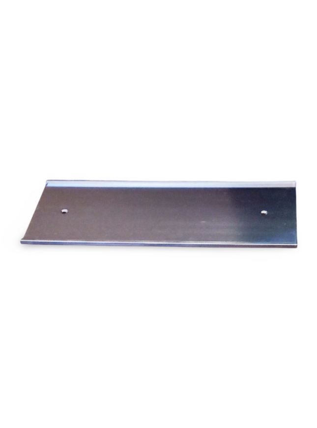 Door name holder Chrome - Frame Size 4" x 12" (10cms x 30cms), Graphic Size : 9.5x30cm - Sign and Display UAE