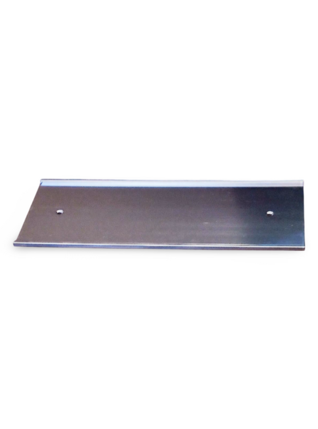 Door name holder Chrome - Size 4" x 10" , Graphic Size : 9.4cms x 25cms - Sign and Display UAE