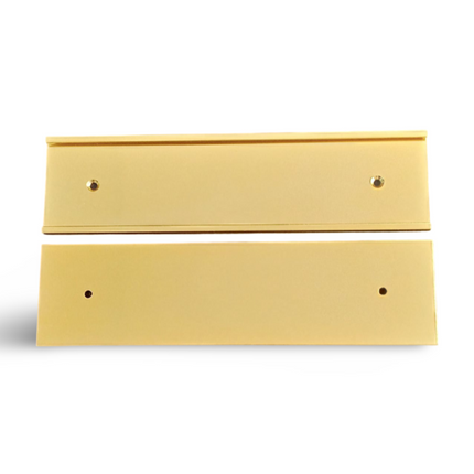 Door name holder Gold - Size 2" x 8" (5cms x 20cms) - Sign and Display UAE