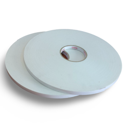 Double Sided Foam Tape 12mm x 50 mtr - Texo White - Sign and Display UAE