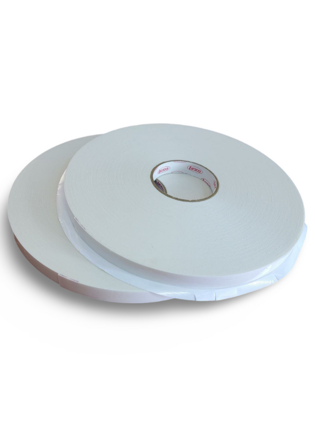 Double Sided Foam Tape 18mm x 50 mtr - Texo White - Sign and Display UAE