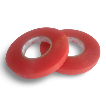 Double Sided Tape 18mm x 50 mtr - Texo Red - Sign and Display UAE