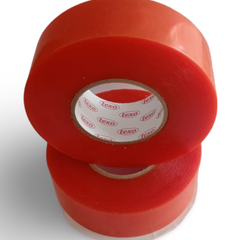 Double Sided Tape 50mm x 50 mtr - Texo Red - Sign and Display UAE