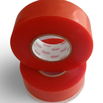 Double Sided Tape 50mm x 50 mtr - Texo Red - Sign and Display UAE