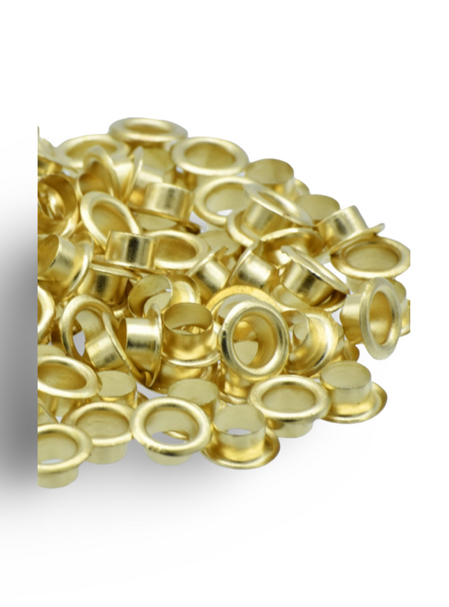Eyelets Gold (500 pcs per pkt) - #26 - ID 12 mm, OD 20 mm - Sign and Display UAE