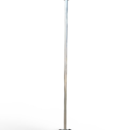 2 Mtr Flag Pole - Chrome Indoor Flag Pole - Sign and Display UAE
