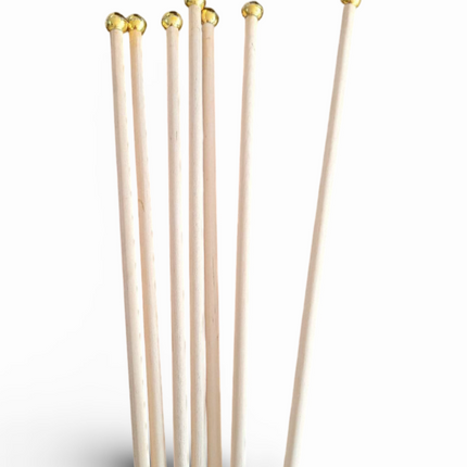 Flag Pole - Wooden Flag Stick (dia 8mm length 53cm) - Sign and Display UAE