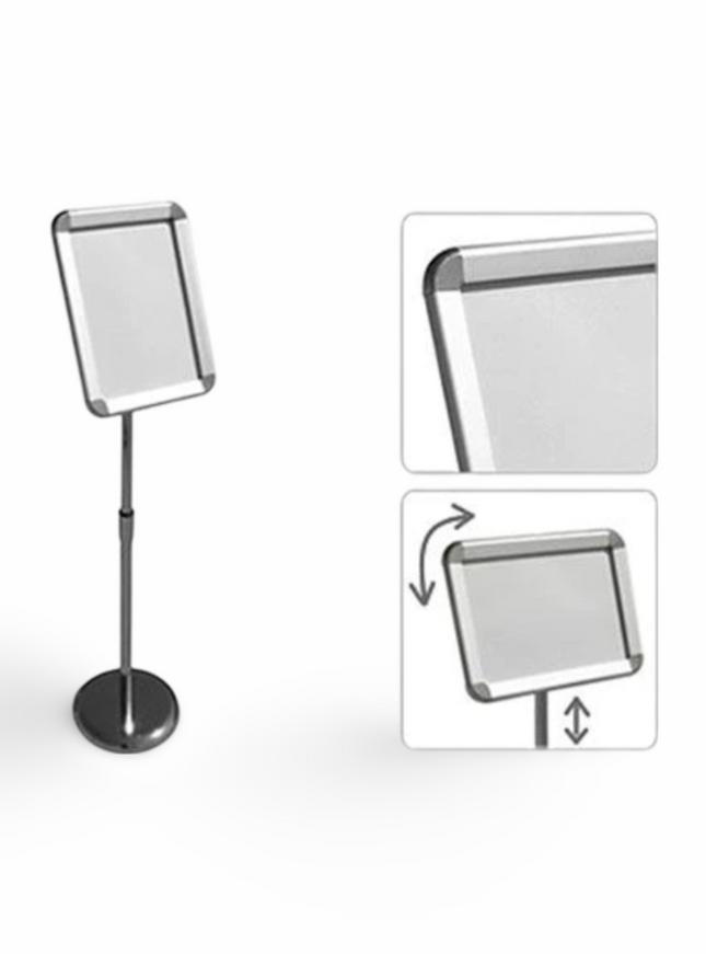 Infoboard A4 Size with Black Base - Sign and Display UAE