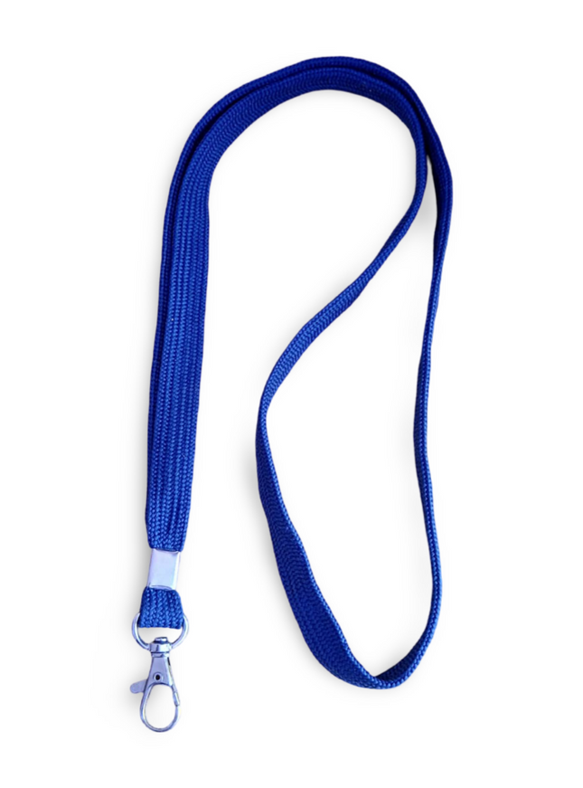 Lanyard 12mm with hook - Navy Blue - Sign and Display UAE