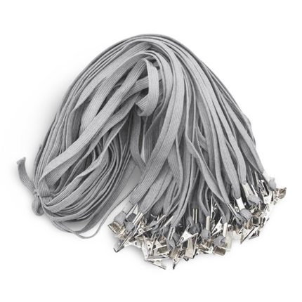 Lanyard 12mm with metal clip- Grey - Sign and Display UAE