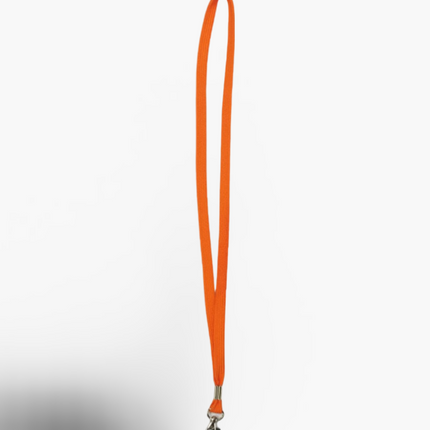Lanyard 12mm with metal clip- Orange - Sign and Display UAE