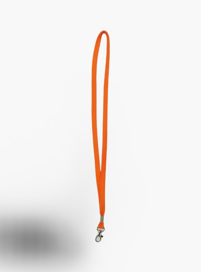 Lanyard 12mm with metal clip- Orange - Sign and Display UAE