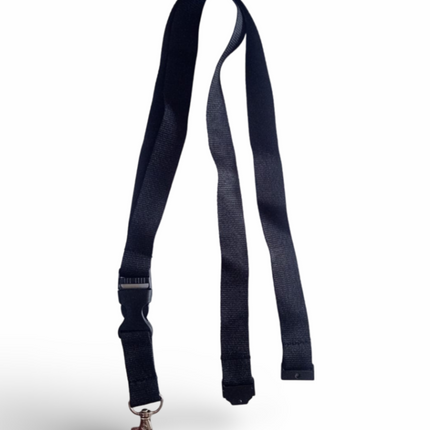 Lanyard 20mm With safety Buckle+Mid buckle & Hook- Black - Sign and Display UAE