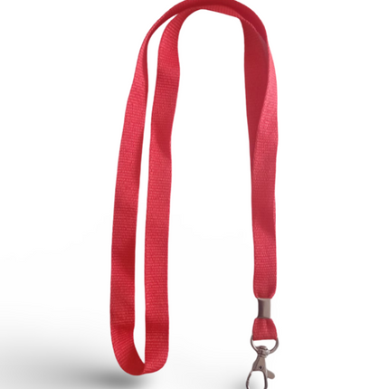 Lanyard 15mm with hook - Red - Sign and Display UAE