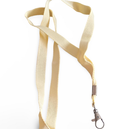 Lanyard 15mm with hook -Ivory - Sign and Display UAE