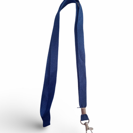 Lanyard 15mm with hook -Navy Blue - Sign and Display UAE