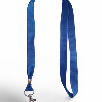 Lanyard 15mm with hook -Royal Blue - Sign and Display UAE