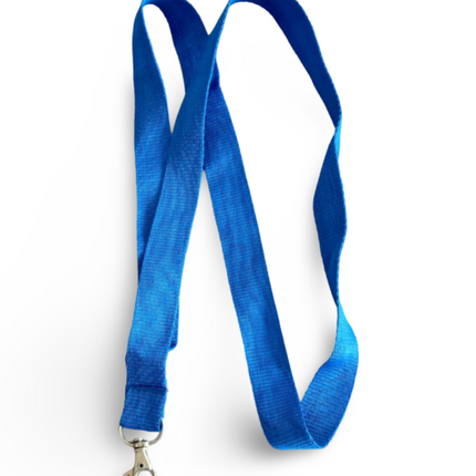 Lanyard 20mm with hook- Light Blue - Sign and Display UAE