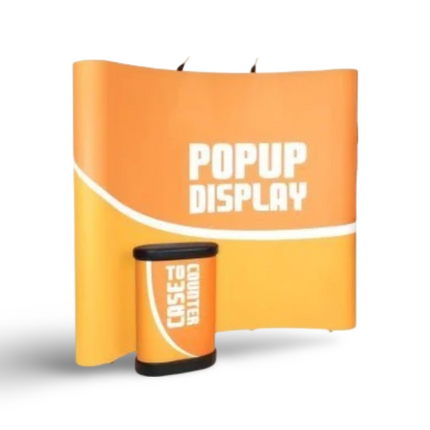 Pop Up Stand 4 x 3 (Hard Case)- Curved - Sign and Display UAE