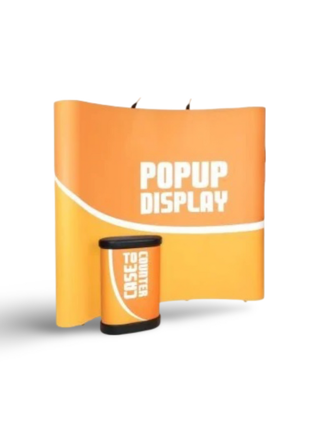 Pop Up Stand 4 x 3 (Hard Case)- Curved - Sign and Display UAE