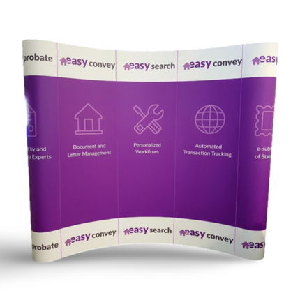 Pop Up Stand 6 x 3 (Hard Case) - Curved / Straight - Sign and Display UAE