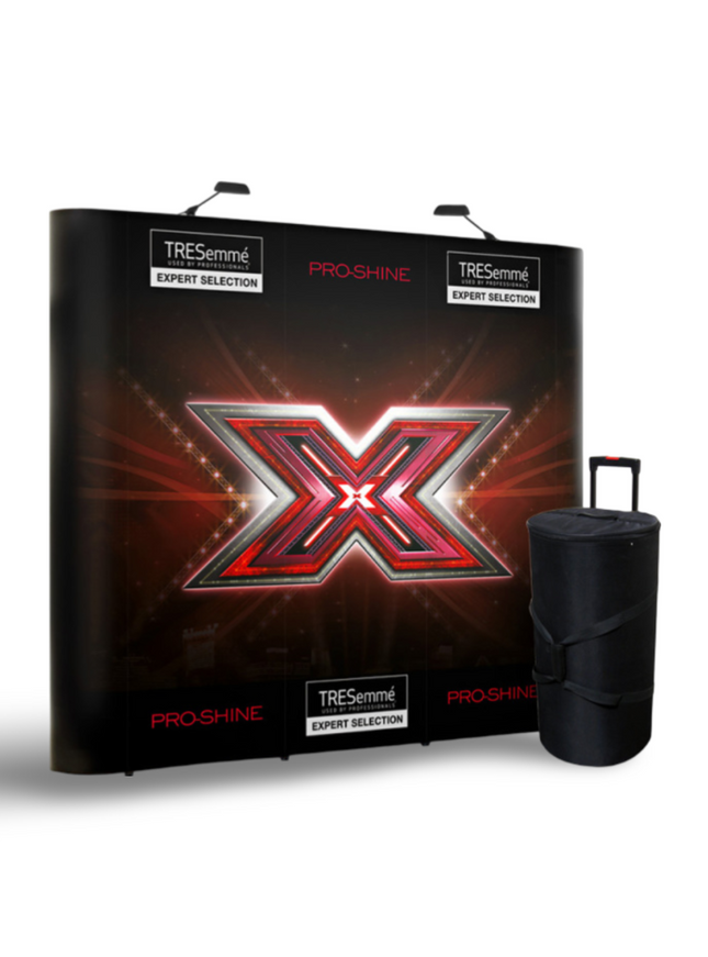 Pop Up Stand 3 x 3 (Canvas Case)- Straight - Sign and Display UAE