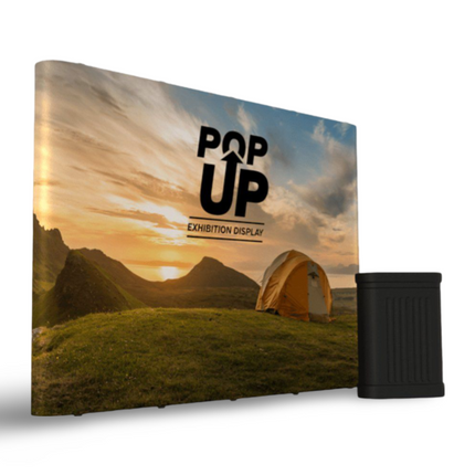 Pop Up Stand 3 x 3 (Hard Case) - Straight - Sign and Display UAE
