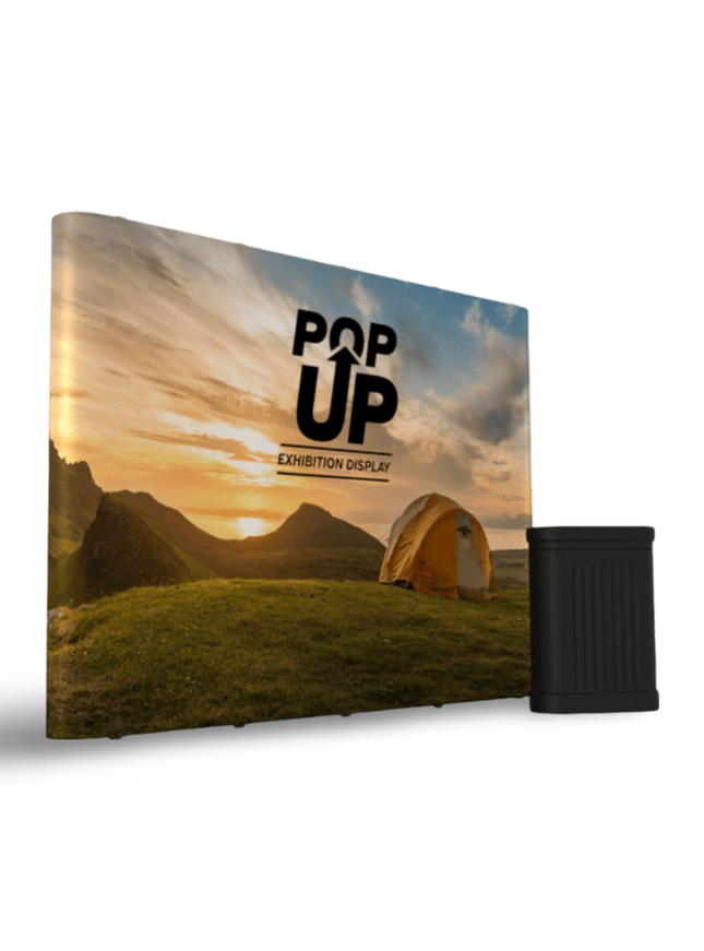 Pop Up Stand 3 x 3 (Hard Case) - Straight - Sign and Display UAE