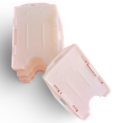 Hard Pouch (K3) - Double slot White - Paper size 5.3x8.5cm - Sign and Display UAE