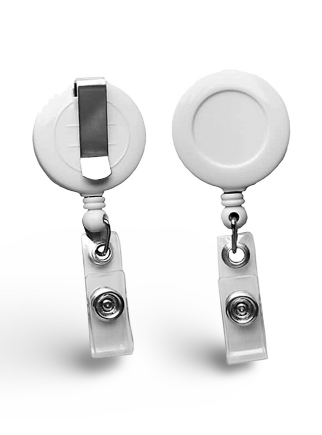 Reel Badge - White - Sign and Display UAE