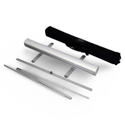 Roll Up Stand Silver 120 x 200cms - J Hook - normal bag - Sign and Display UAE