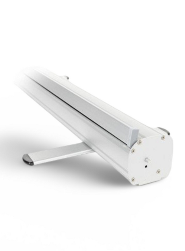 Roll Up Stand Silver (85 x 200cms) Clip Bar #5 - Sign and Display UAE