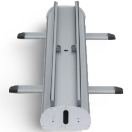 Roll Up Stand Silver Double Sided (85 x 200cms) - Sign and Display UAE
