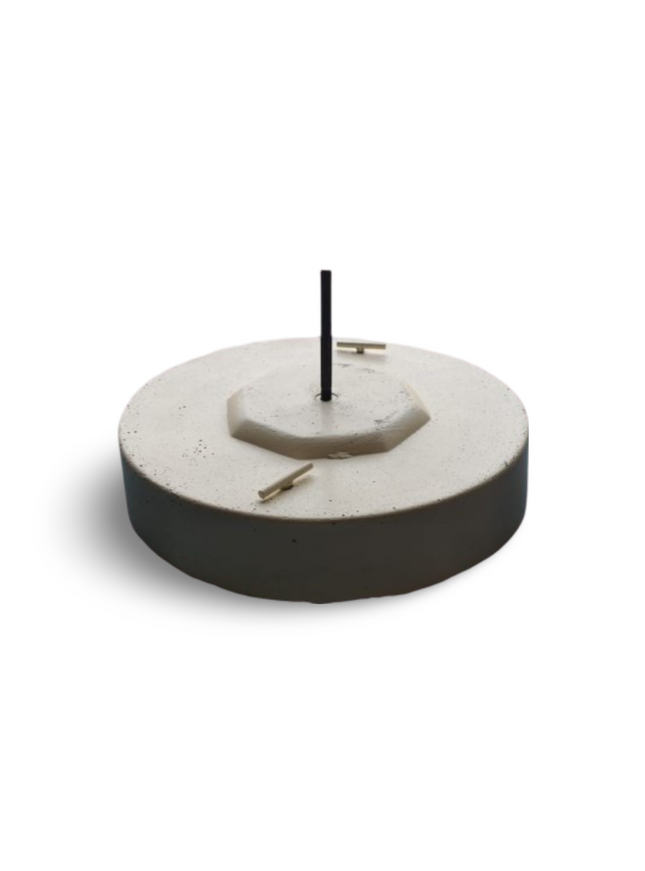 Cement Base / Concrete Base 45 Kg Round - Sign and Display UAE