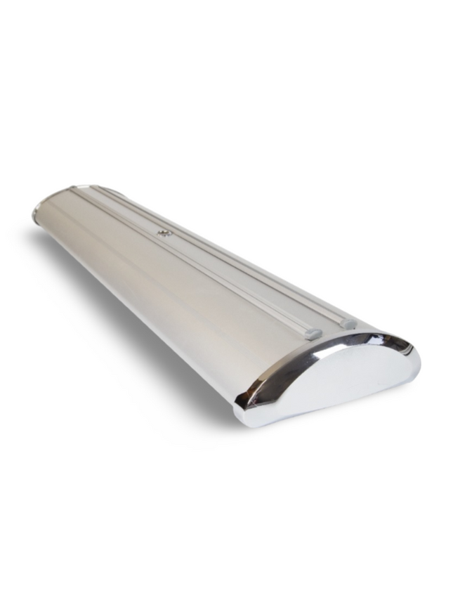 Roll Up Stand with Chrome Caps Double Side 150 x 200cms - Sign and Display UAE