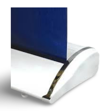 Roll Up Stand with Chrome Caps Single Side 120 x 200cms - Sign and Display UAE