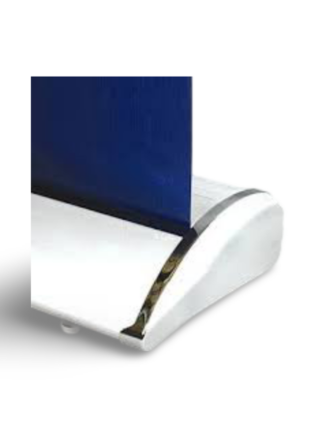 Roll Up Stand with Chrome Caps Single Side 120 x 200cms - Sign and Display UAE