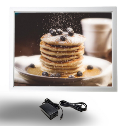 Slim Light Box with Frame ( Snap / Flip Open Frame) A4 - Sign and Display UAE